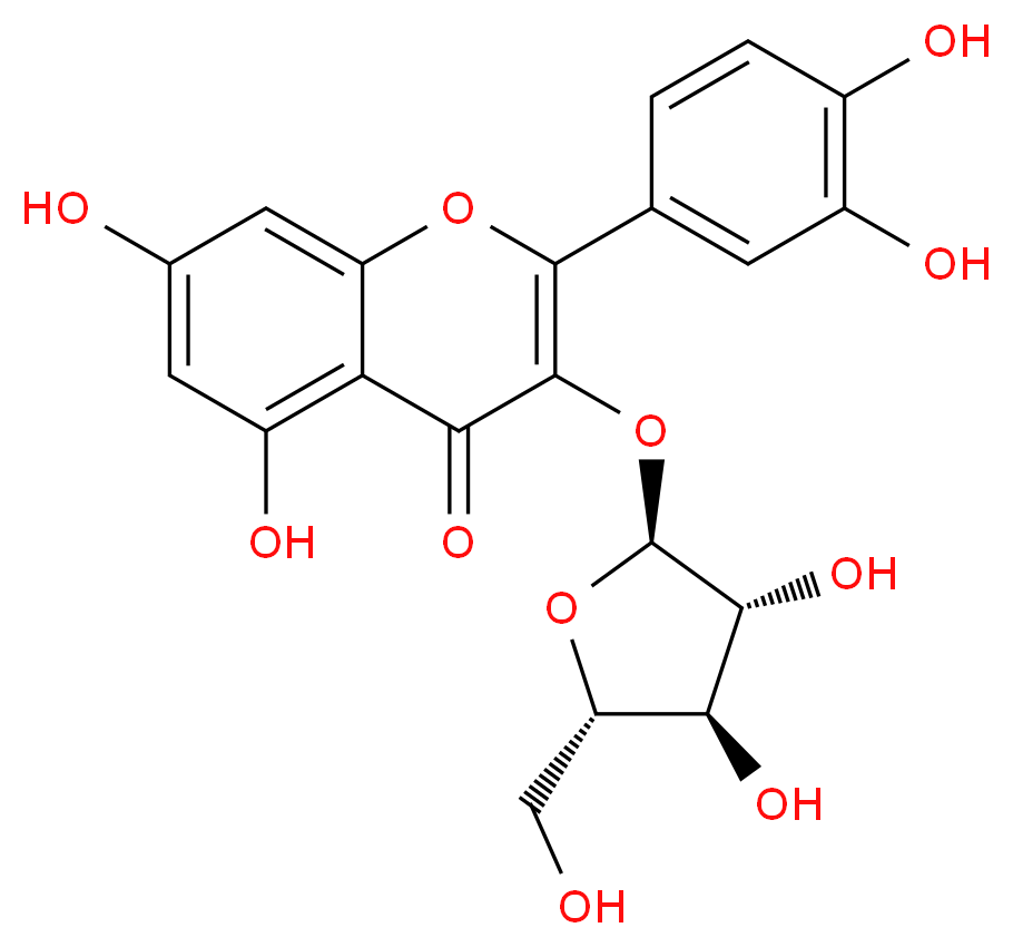 Avicularin_分子结构_CAS_572-30-5)