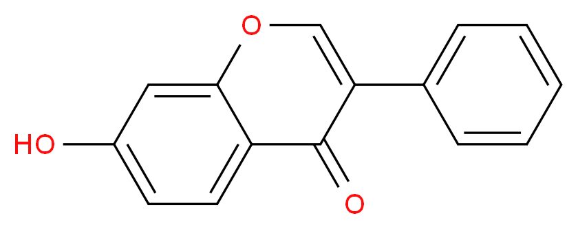 7-Hydroxy-3-phenyl-chromen-4-one_分子结构_CAS_13057-72-2)