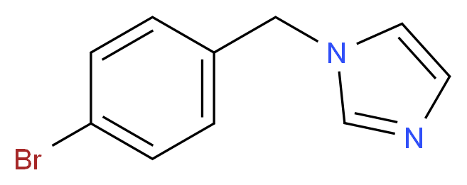 1-(4-Bromobenzyl)-1H-imidazole 97%_分子结构_CAS_)