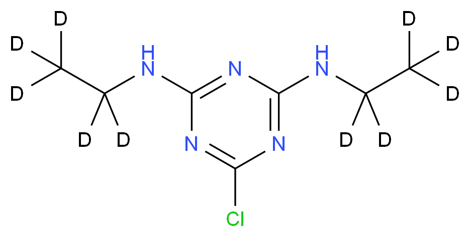 西玛嗪-d10_分子结构_CAS_220621-39-6)