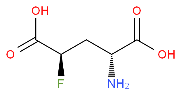 DL-threo-4-Fluoroglutamic acid 99.9%_分子结构_CAS_91383-47-0)