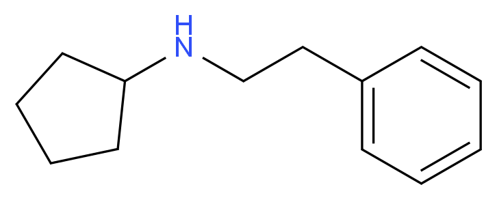 N-(2-phenylethyl)cyclopentanamine_分子结构_CAS_160567-89-5