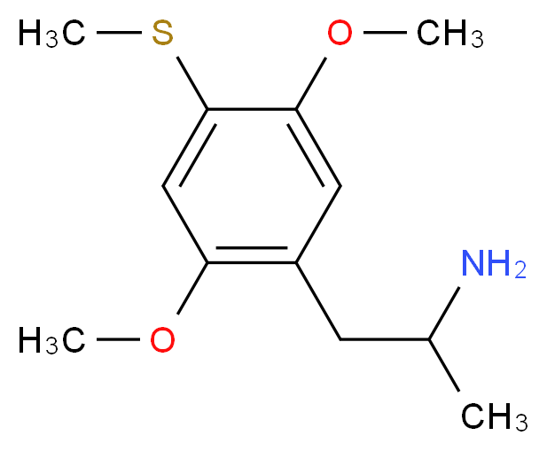 Aleph (psychedelic)_分子结构_CAS_61638-07-1)