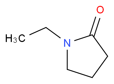 1-Ethylpyrrolidin-2-one_分子结构_CAS_2687-91-4)