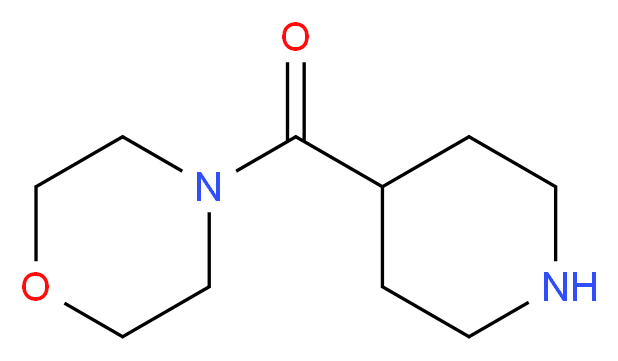4-(piperidin-4-ylcarbonyl)morpholine hydrochloride_分子结构_CAS_)