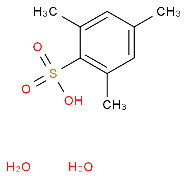 2-MESITYLENESULFONIC ACID_分子结构_CAS_3453-83-6)