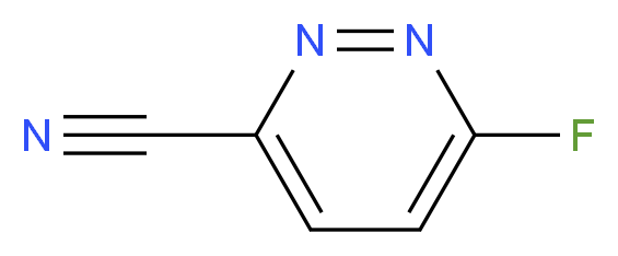 6-fluoropyridazine-3-carbonitrile_分子结构_CAS_1313738-70-3