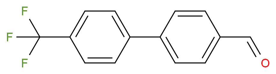 4'-(Trifluoromethyl)-[1,1'-biphenyl]-4-carboxaldehyde_分子结构_CAS_90035-34-0)