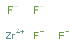 Zirconium tetrafluoride 99.5%_分子结构_CAS_7783-64-4)
