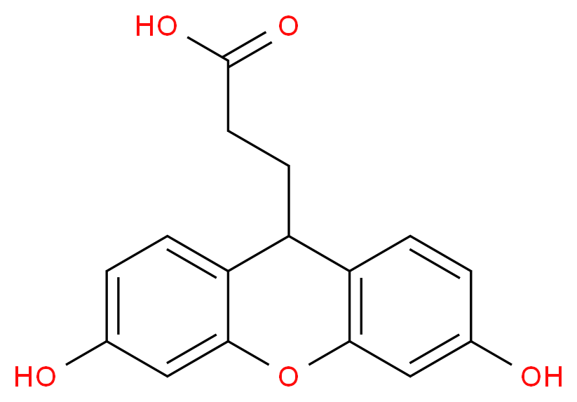 3,6-Dihydroxy-Xanthene-9-Propionic Acid_分子结构_CAS_)