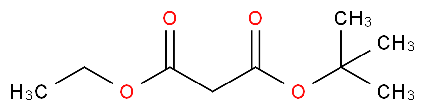 1-tert-butyl 3-ethyl propanedioate_分子结构_CAS_)