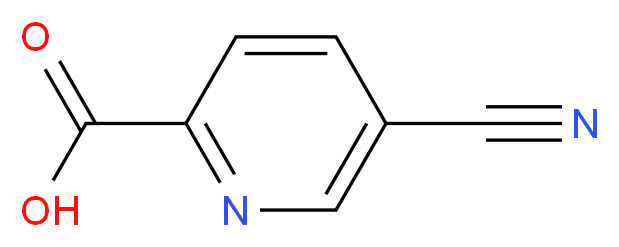 5-Cyano-2-pyridinecarboxylic acid_分子结构_CAS_53234-55-2)