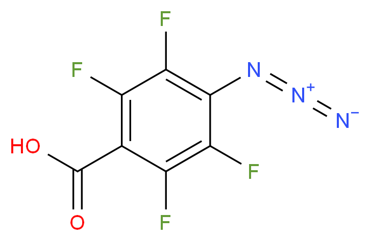 4-azido-2,3,5,6-tetrafluorobenzoic acid_分子结构_CAS_122590-77-6