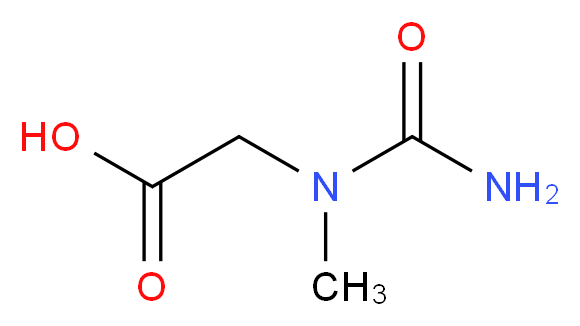 N-(Aminocarbonyl)-N-methylglycine_分子结构_CAS_30565-25-4)