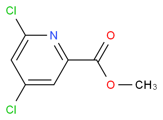 Methyl 4,6-dichloropicolinate_分子结构_CAS_98273-19-9)