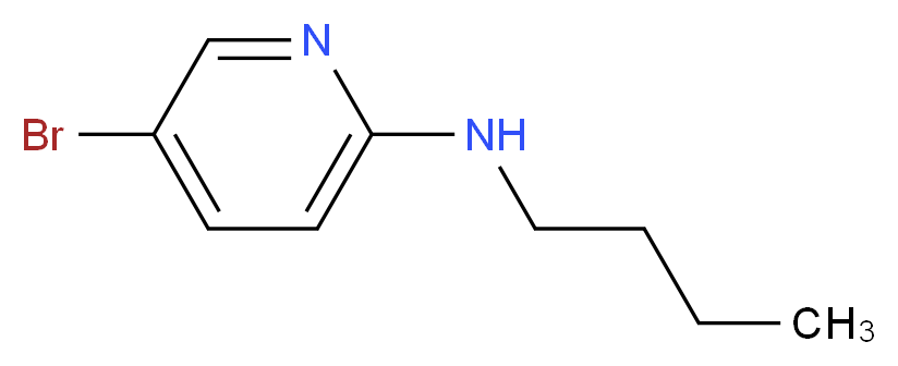 5-bromo-N-butylpyridin-2-amine_分子结构_CAS_280116-80-5