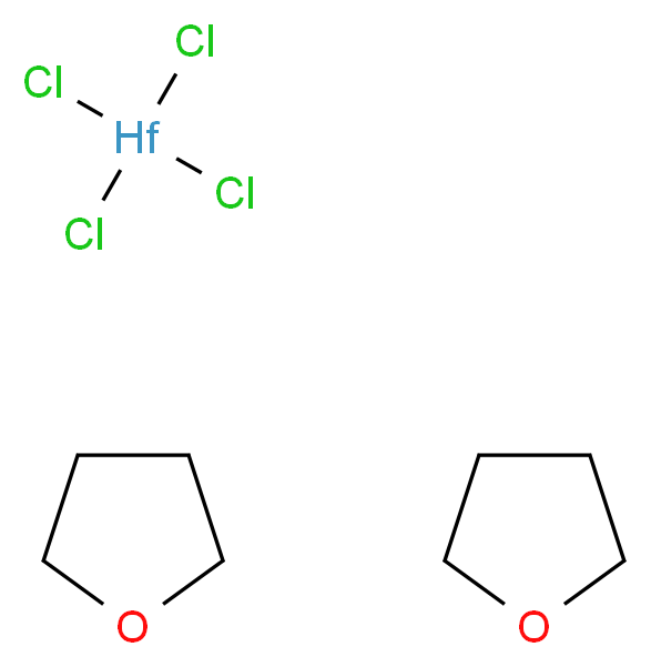 bis(oxolane); tetrachlorohafnium_分子结构_CAS_21959-05-7