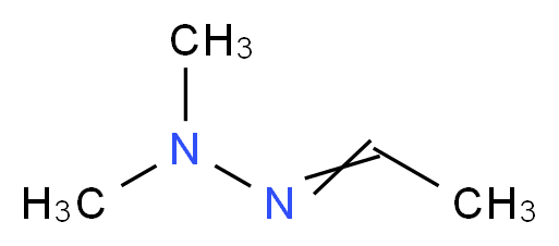 ACETALDEHYDE-1,1-DIMETHYL HYDRAZONE_分子结构_CAS_7422-90-4)
