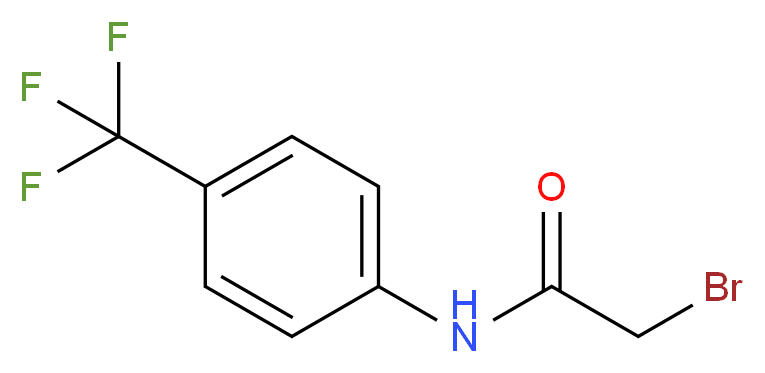 N-(Bromoacetyl)-4-(trifluoromethyl)aniline_分子结构_CAS_3823-19-6)