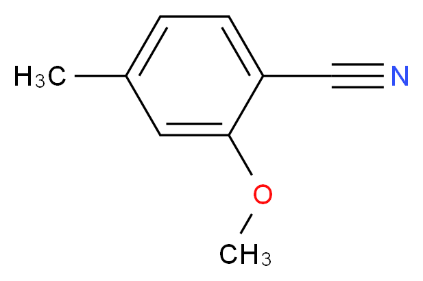 2-Methoxy-4-methylbenzonitrile_分子结构_CAS_53078-69-6)