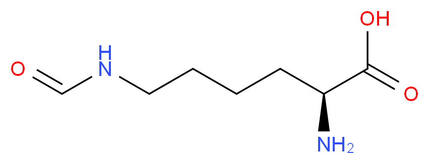 N-&epsilon;-FORMYL-L-LYSINE_分子结构_CAS_1190-48-3)