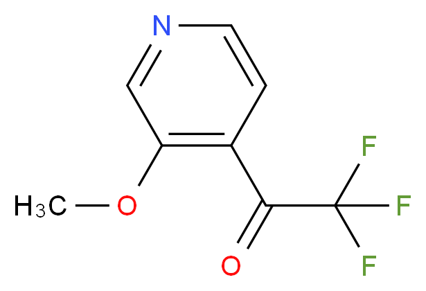 2,2,2-trifluoro-1-(3-methoxypyridin-4-yl)ethanone_分子结构_CAS_1060801-80-0)