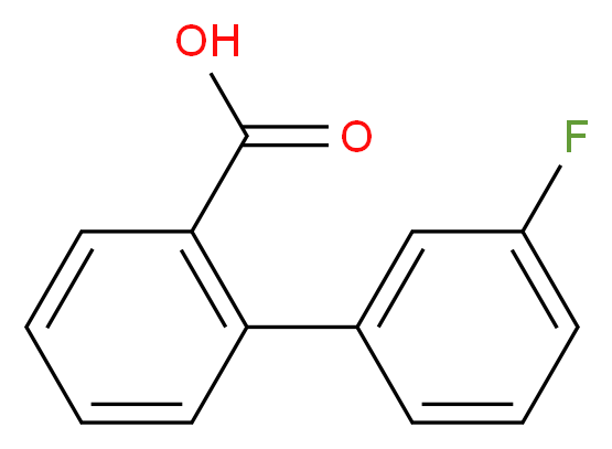 3'-Fluoro-[1,1'-biphenyl]-2-carboxylic acid_分子结构_CAS_2094-03-3)