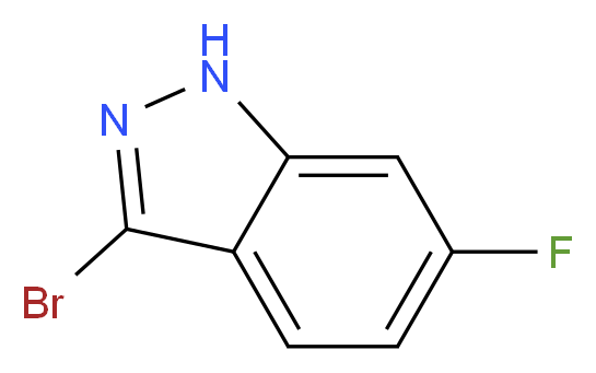 3-bromo-6-fluoro-1H-indazole_分子结构_CAS_885522-04-3