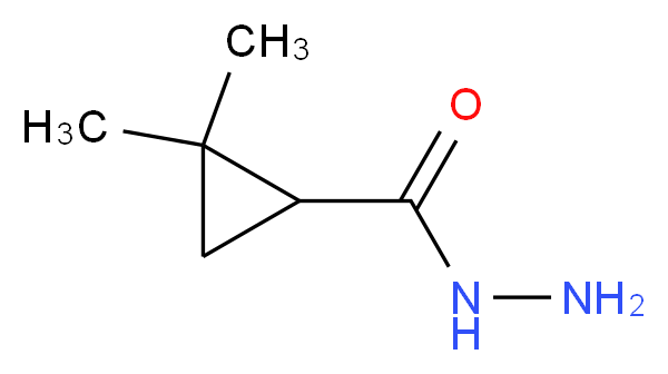 2,2-dimethylcyclopropanecarbohydrazide_分子结构_CAS_1211807-78-1)