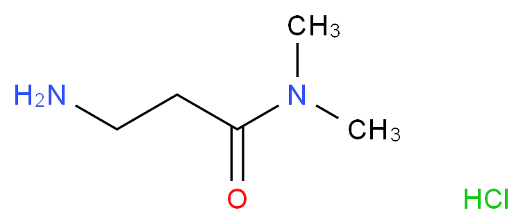 N1,N1-Dimethyl-beta-alaninamide hydrochloride_分子结构_CAS_)