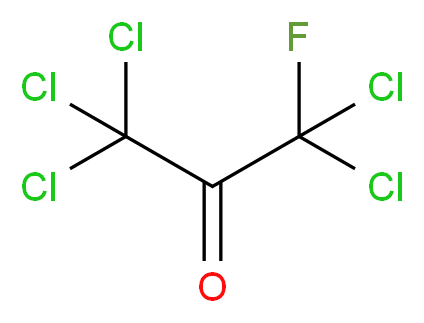 1,1,1,3,3-pentachloro-3-fluoropropan-2-one_分子结构_CAS_2378-08-7