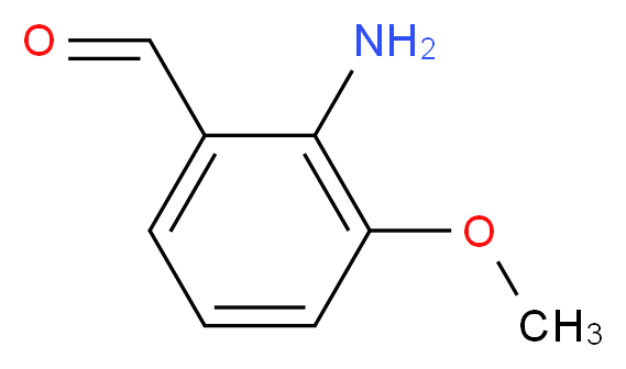 2-Amino-3-methoxybenzaldehyde_分子结构_CAS_70127-96-7)