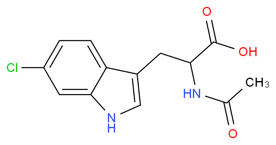 N-Acetyl 6-Chlorotryptophan_分子结构_CAS_50517-10-7)