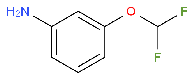 3-(Difluoromethoxy)aniline 98%_分子结构_CAS_22236-08-4)