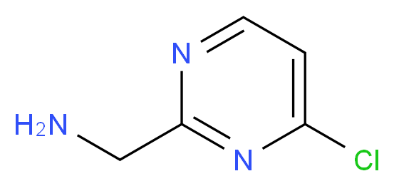 (4-chloropyrimidin-2-yl)methanamine_分子结构_CAS_944902-16-3