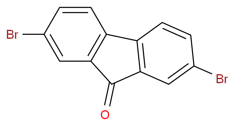 2,7-dibromo-9H-fluoren-9-one_分子结构_CAS_14348-75-5