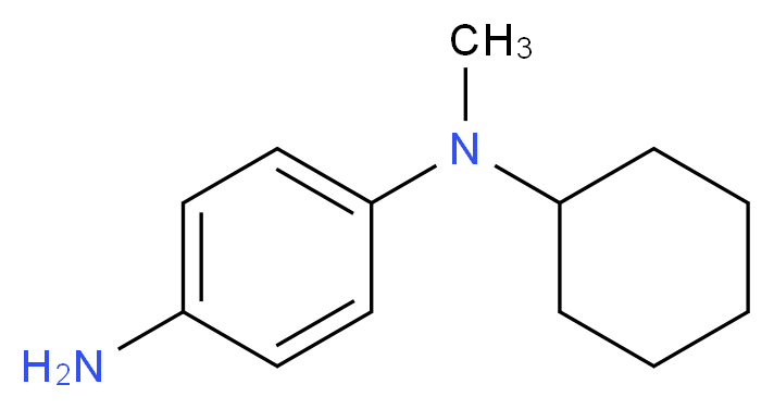 N-1-Cyclohexyl-N-1-methyl-1,4-benzenediamine_分子结构_CAS_93087-80-0)