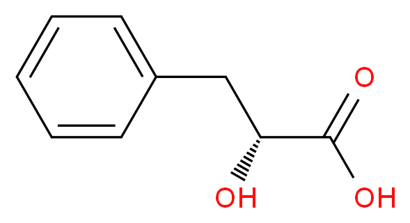 (2R)-2-hydroxy-3-phenylpropanoic acid_分子结构_CAS_7326-19-4