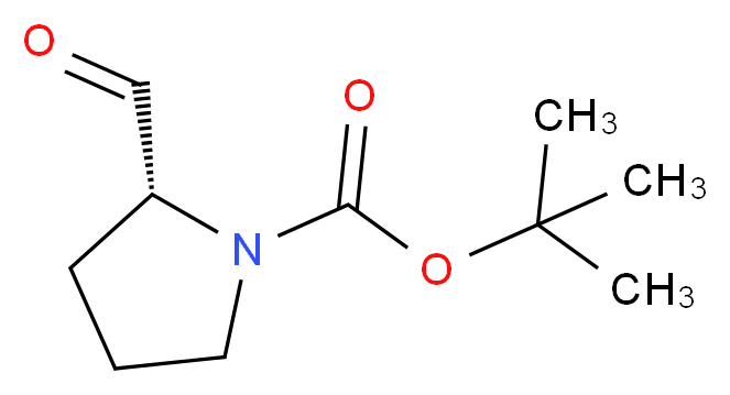 (R)-tert-butyl 2-formylpyrrolidine-1-carboxylate_分子结构_CAS_73365-02-3)