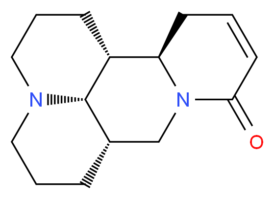 (1R,2R,9S,17S)-7,13-diazatetracyclo[7.7.1.0^{2,7}.0^{13,17}]heptadec-4-en-6-one_分子结构_CAS_6483-15-4