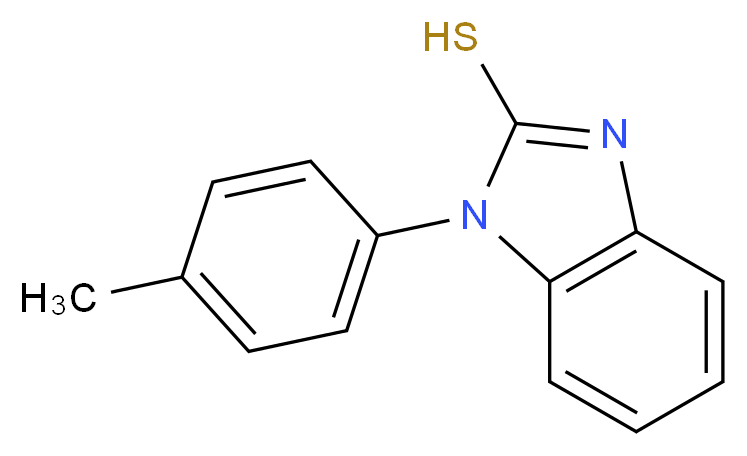 1-p-Tolyl-1H-benzoimidazole-2-thiol_分子结构_CAS_92149-91-2)