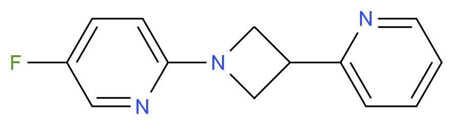 5-fluoro-2-[3-(2-pyridinyl)-1-azetidinyl]pyridine_分子结构_CAS_)