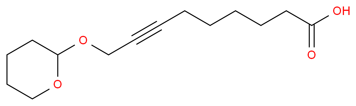 9-(oxan-2-yloxy)non-7-ynoic acid_分子结构_CAS_957761-18-1