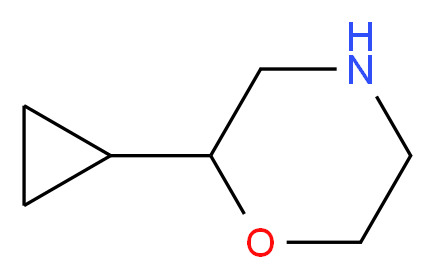 2-cyclopropylmorpholine_分子结构_CAS_)