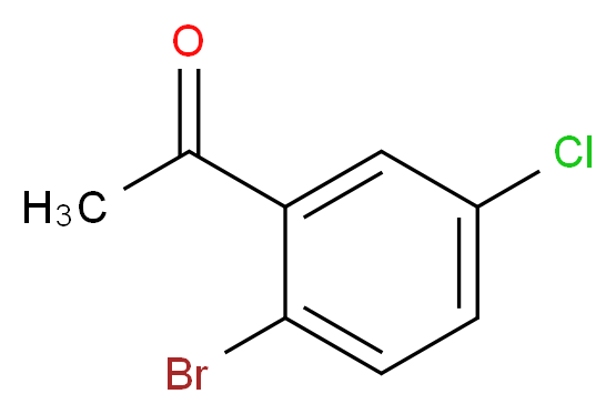 1-(2-bromo-5-chlorophenyl)ethan-1-one_分子结构_CAS_935-99-9