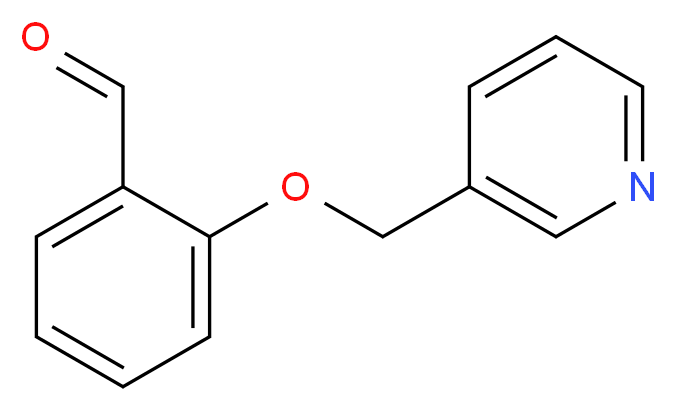2-(Pyridin-3-ylmethoxy)-benzaldehyde_分子结构_CAS_)