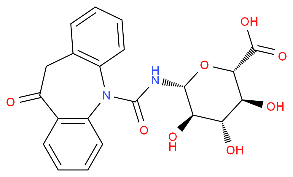 Oxcarbazepine N-β-D-Glucuronide_分子结构_CAS_1260595-39-8)