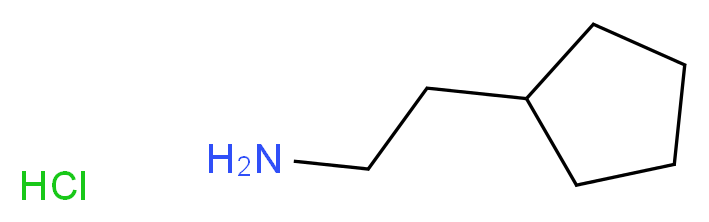 2-cyclopentylethanamine hydrochloride_分子结构_CAS_)