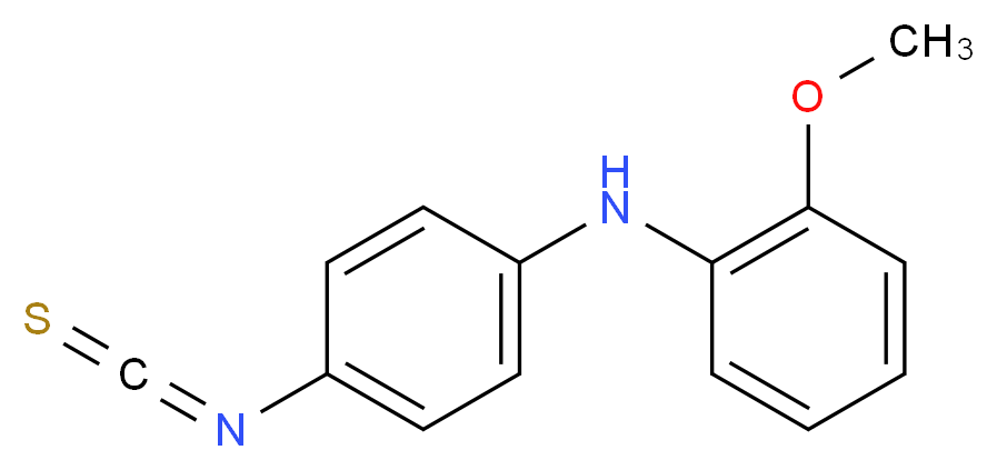 (4-isothiocyanatophenyl)(2-methoxyphenyl)amine_分子结构_CAS_915919-57-2)