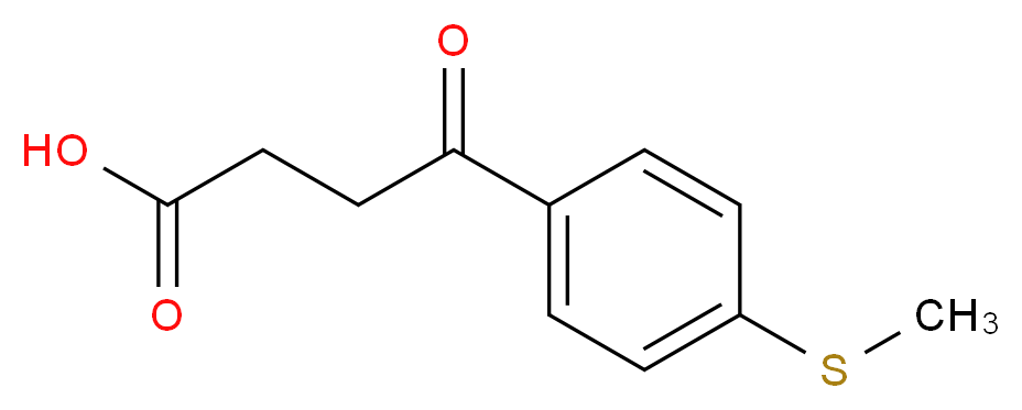 4-[4-(methylthio)phenyl]-4-oxobutanoic acid_分子结构_CAS_7028-67-3)